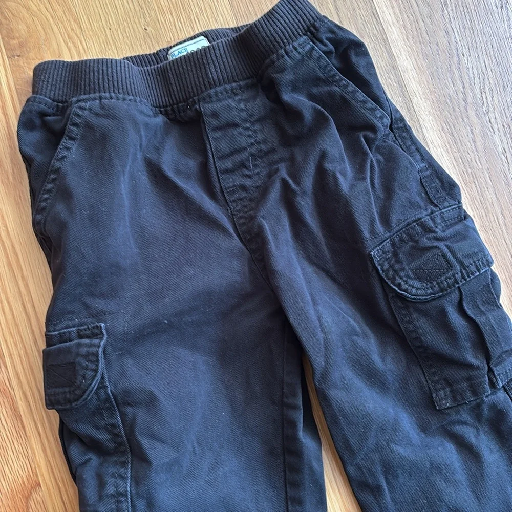 4T The Children’s Place Black Cargo Khaki Pants
